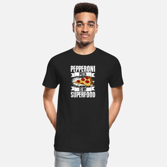 Pepperoni Pizza Funny Superfood Pizza Eating For