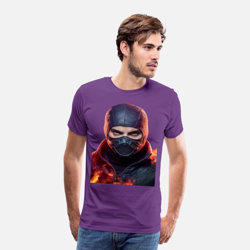 Person wearing a mask