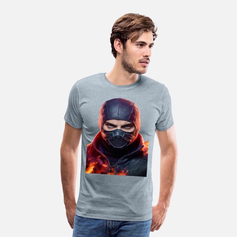 Person wearing a mask