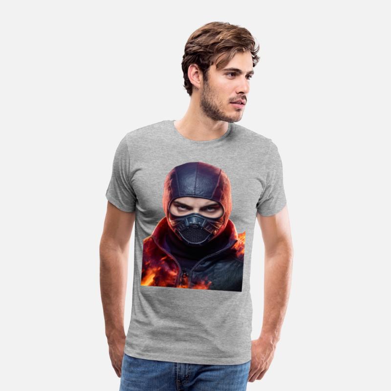 Person wearing a mask