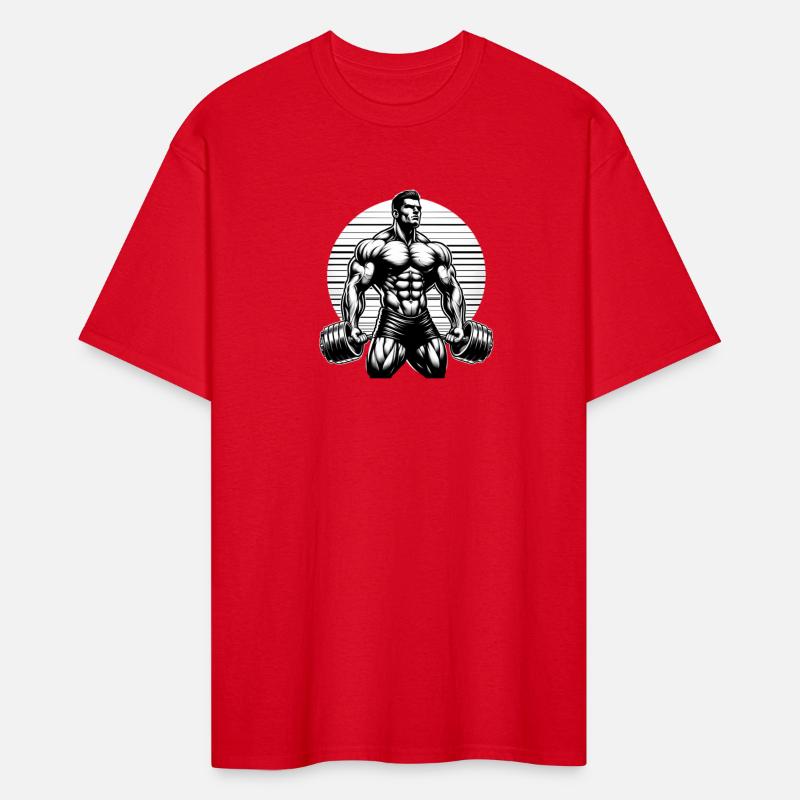 Personal trainer, on men's shirts