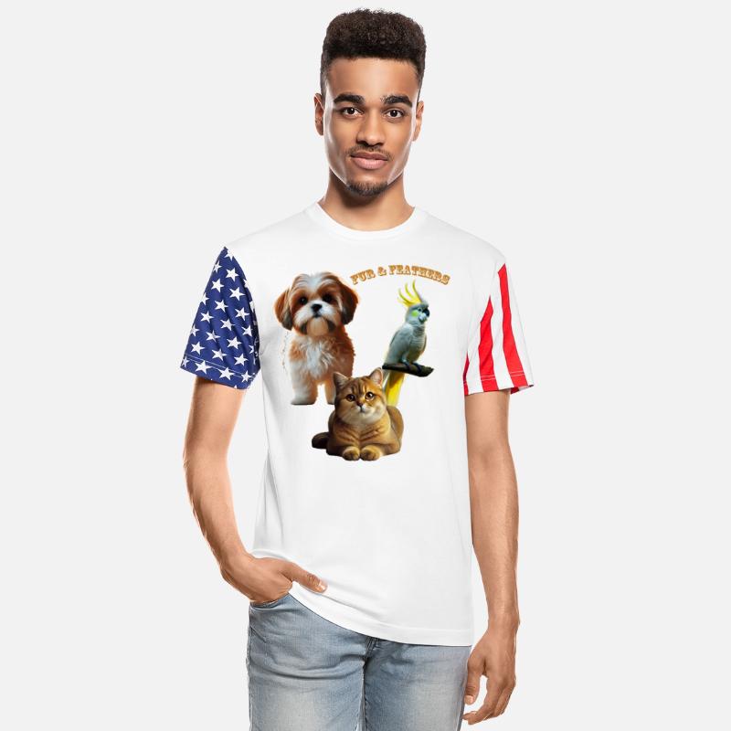 Pet Lover of Fur and Feather Dog Cat and Bird URM