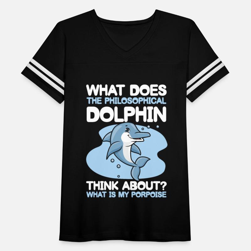 Philosophical Dolphin Think About Porpoise
