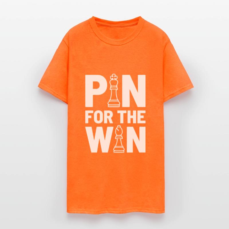 PIN for the WIN - chess, chess piece gift idea