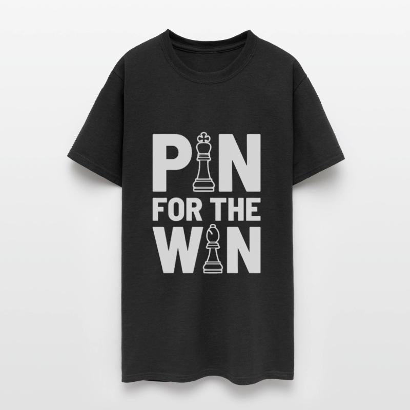 PIN for the WIN - chess, chess piece gift idea