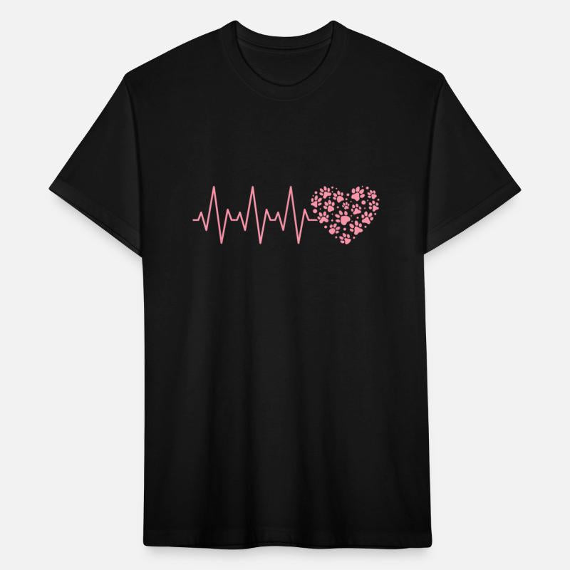Pink Dog Heartbeat Dog Paw Dog Lover Dog Heart