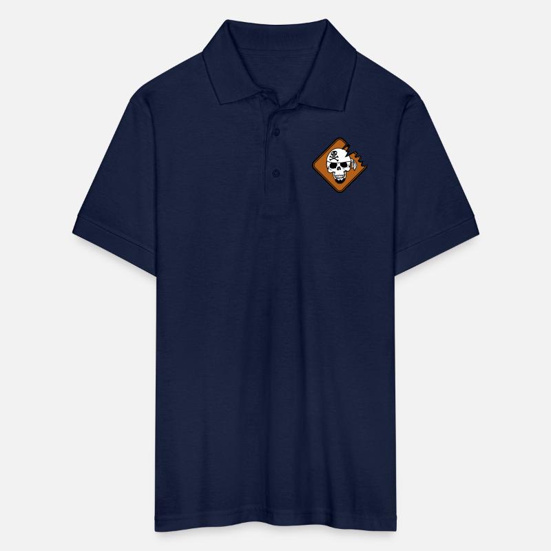 Pirate Shield Skull Skeleton Danger Warning Sign