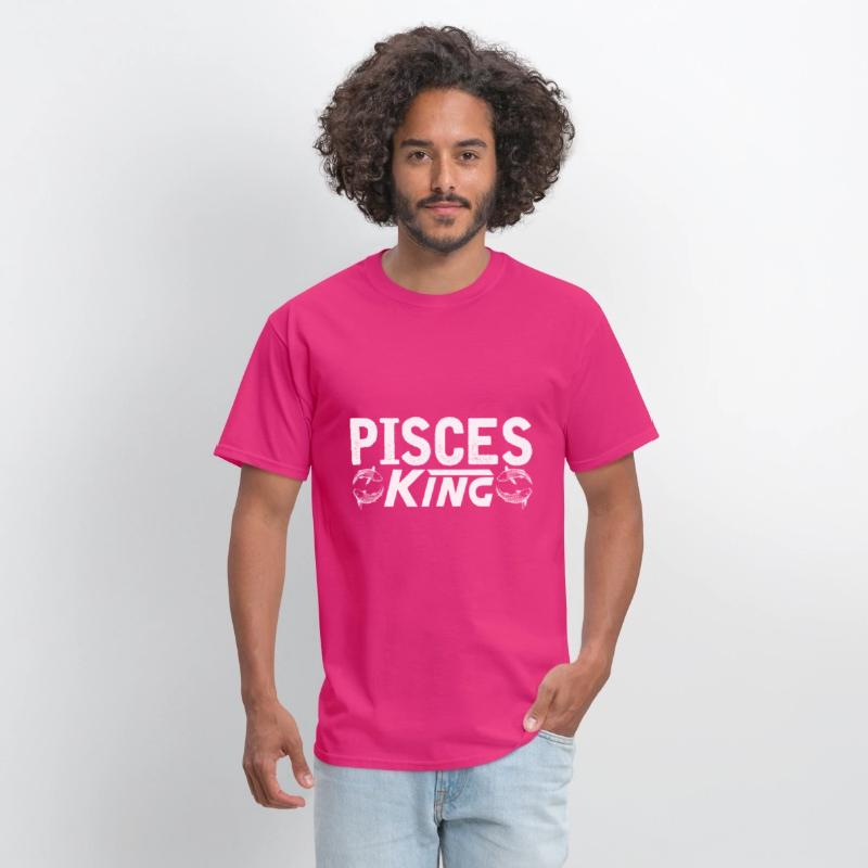 Pisces King Guy Men Zodiac Horoscope Sun Fish Moon