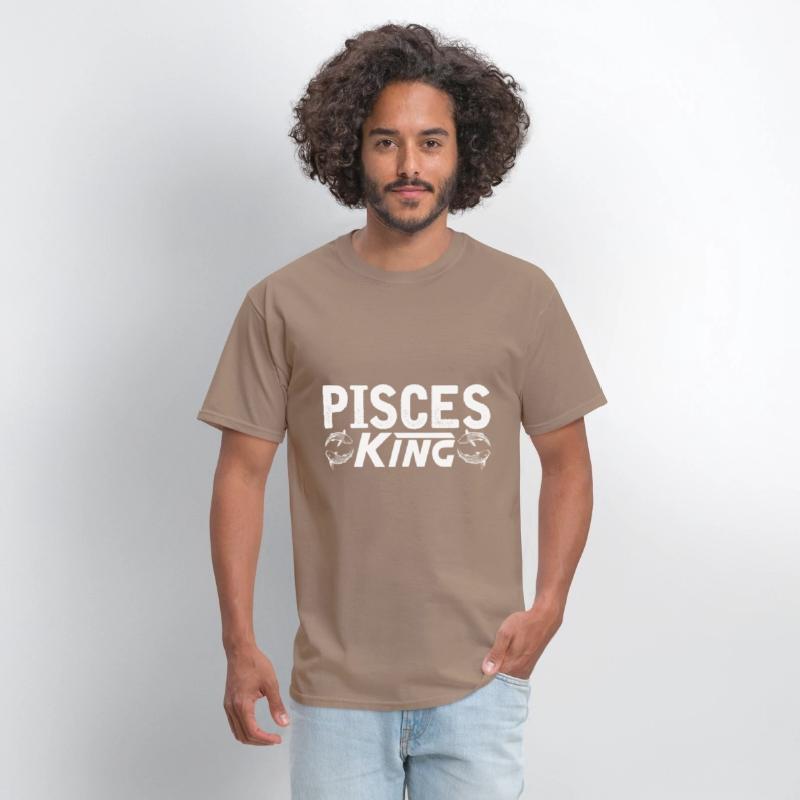 Pisces King Guy Men Zodiac Horoscope Sun Fish Moon