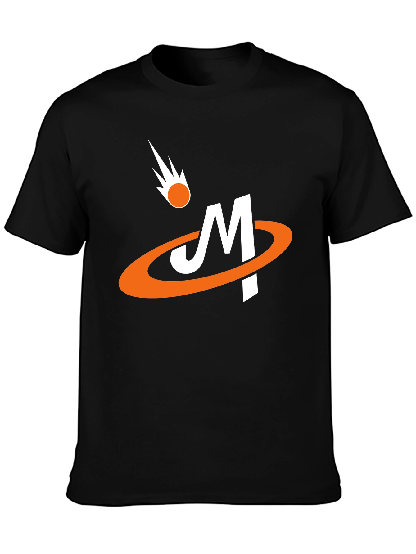 Retro Comet M Graphic Tee - Black Cotton Blend