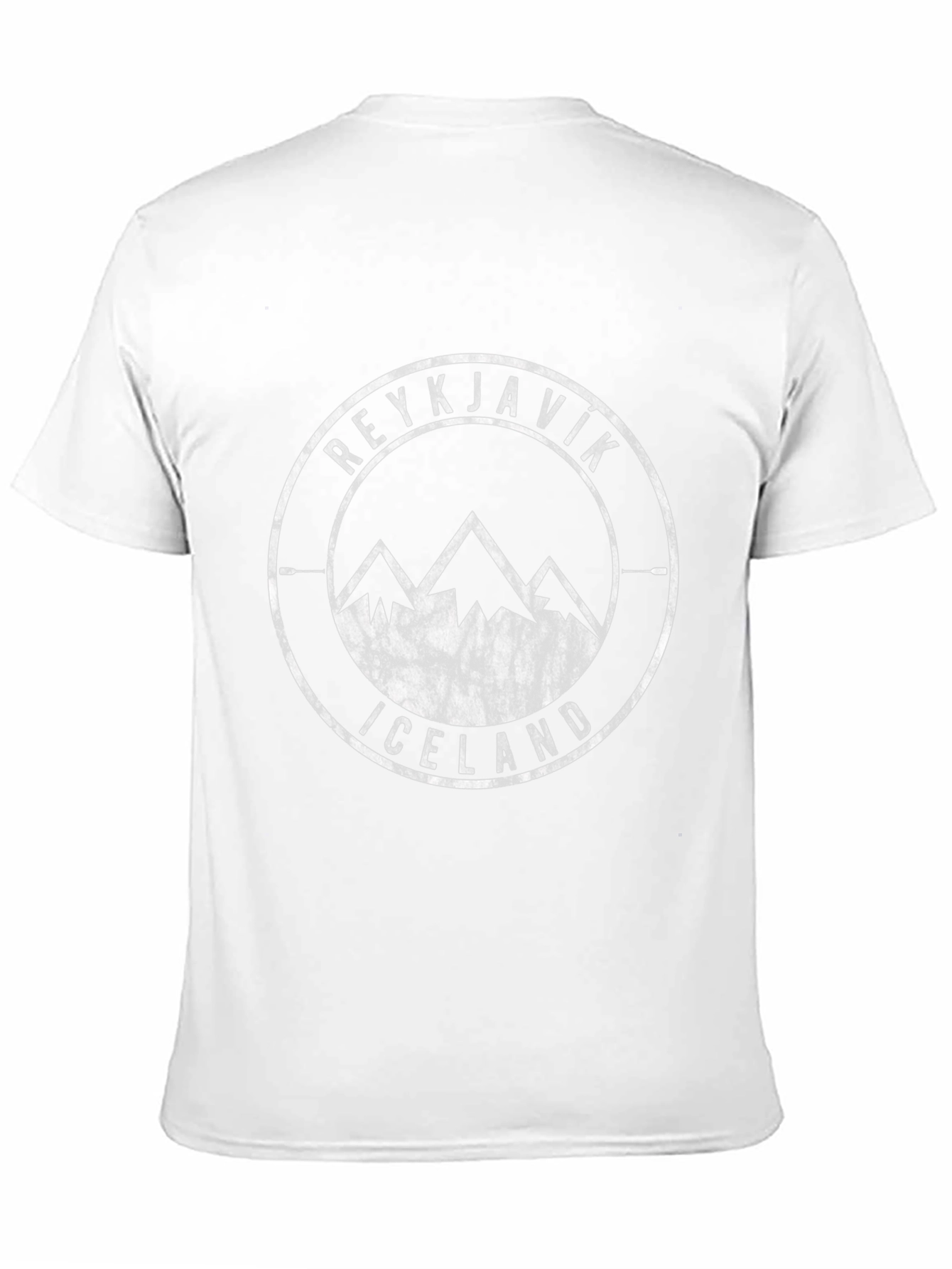Reykjavik Iceland Mountain Graphic T-Shirt