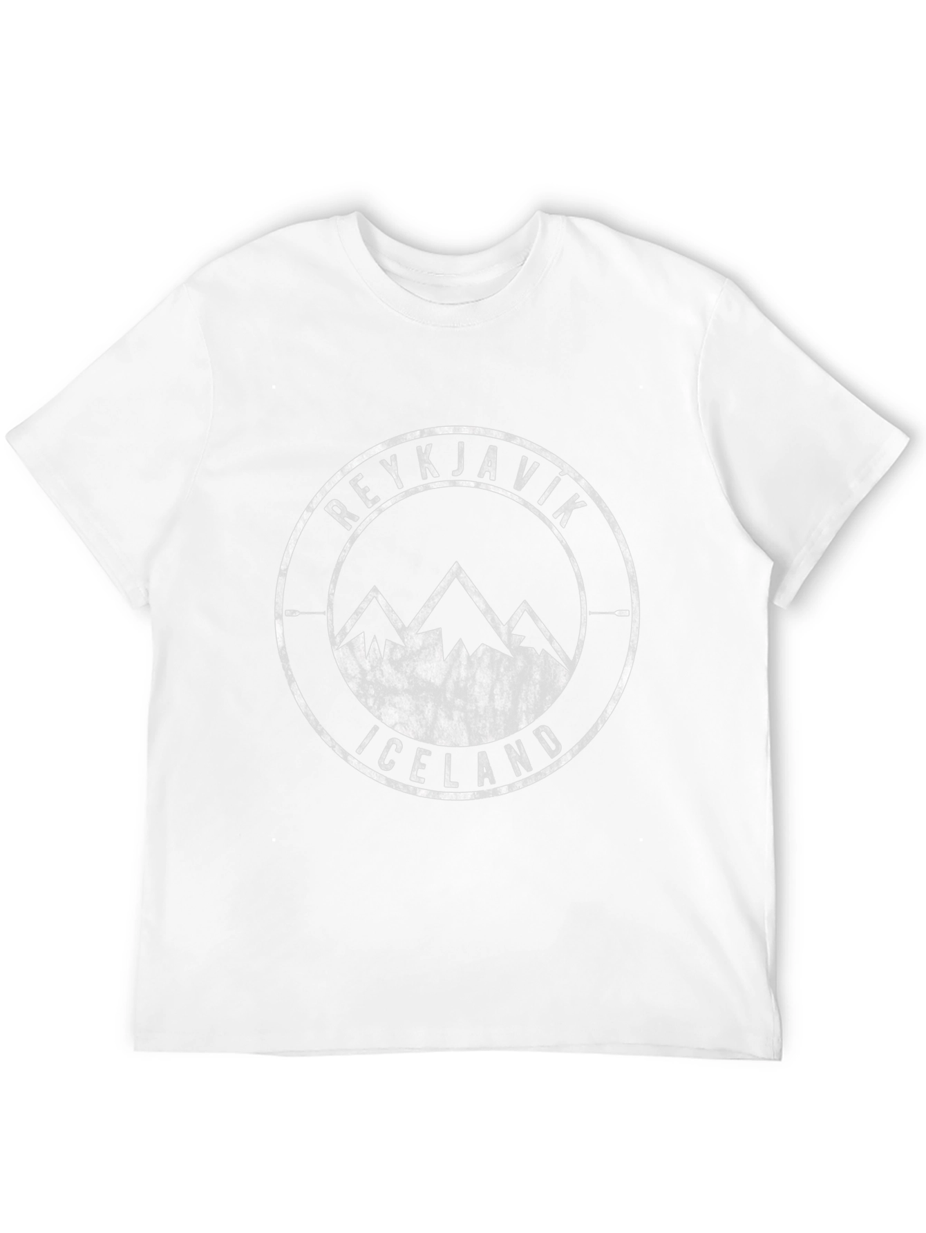 Reykjavik Iceland Mountain Graphic T-Shirt