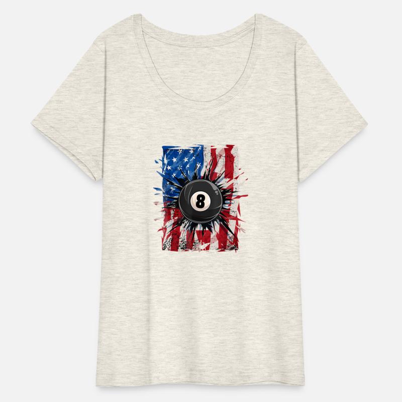 Pool Snooker Billiards Player 8 Ball USA American