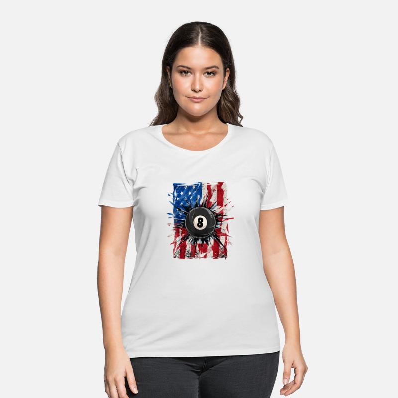 Pool Snooker Billiards Player 8 Ball USA American