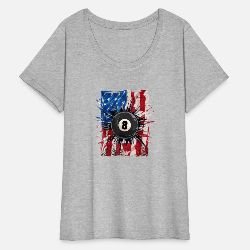 Pool Snooker Billiards Player 8 Ball USA American