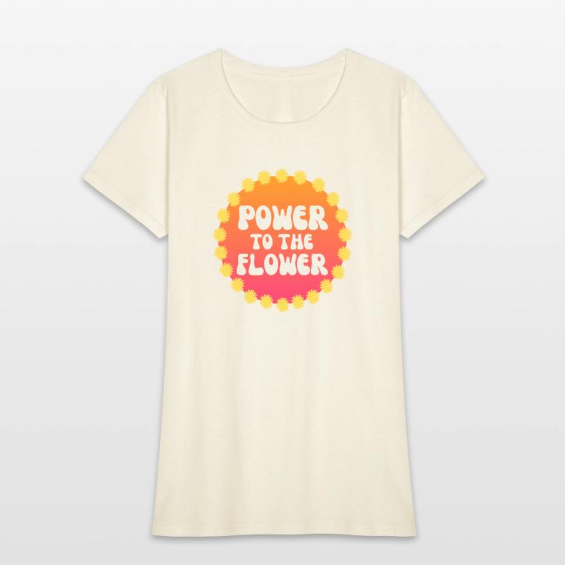 Power to the Flower 60s 70c Peace Hippie Flowers