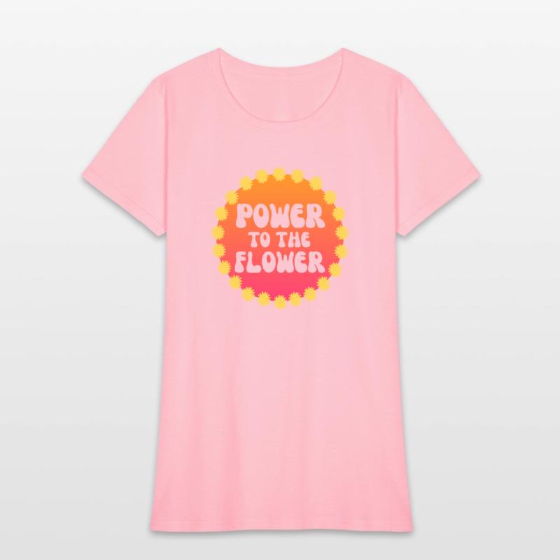 Power to the Flower 60s 70c Peace Hippie Flowers