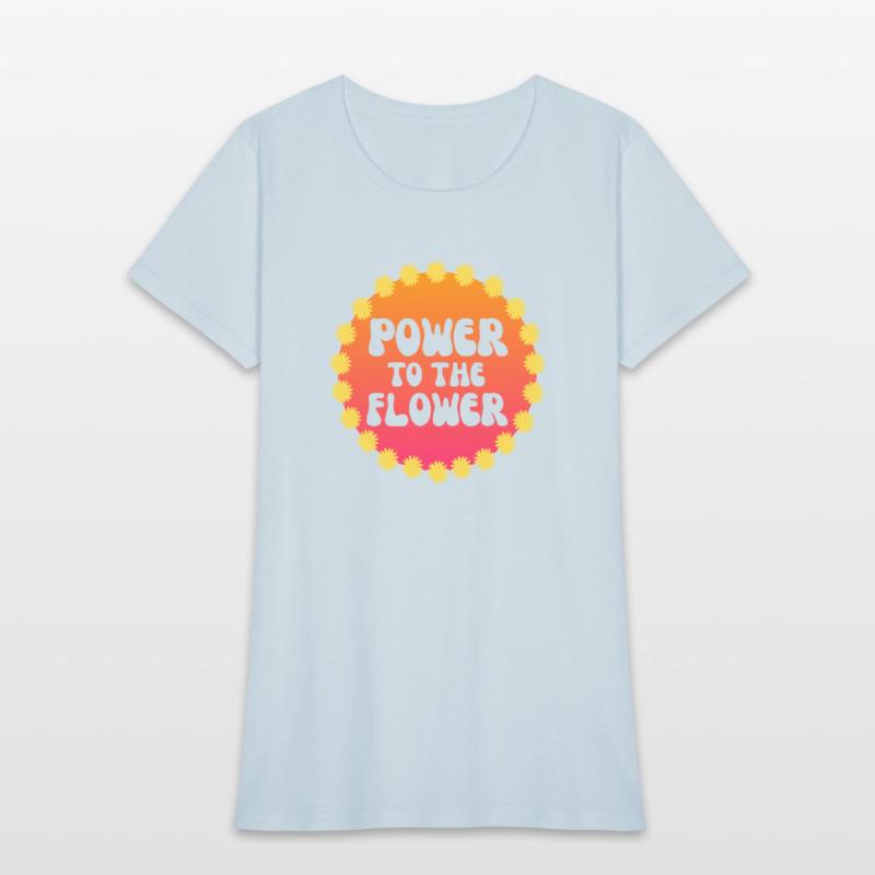 Power to the Flower 60s 70c Peace Hippie Flowers