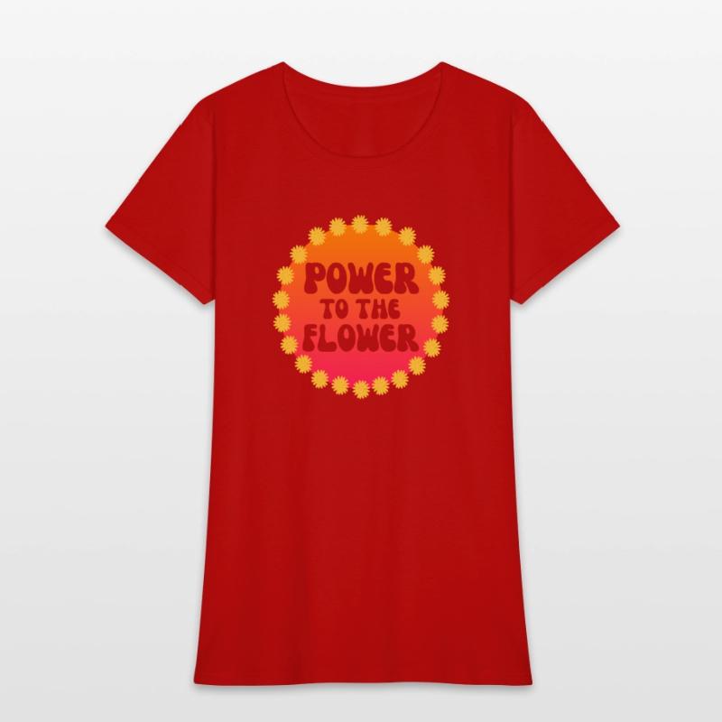 Power to the Flower 60s 70c Peace Hippie Flowers