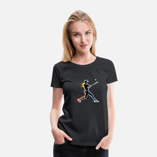 Professional Baseball Player Design for T-Shirt