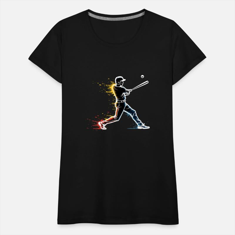 Professional Baseball Player Design for T-Shirt