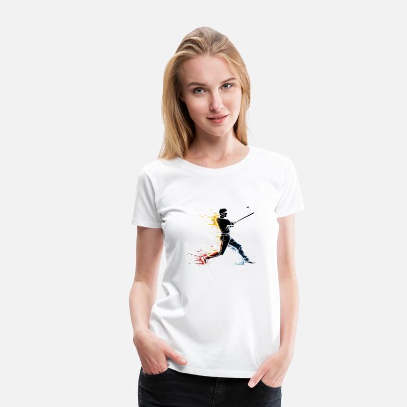 Professional Baseball Player Design for T-Shirt