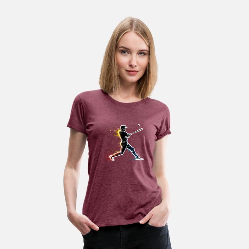 Professional Baseball Player Design for T-Shirt