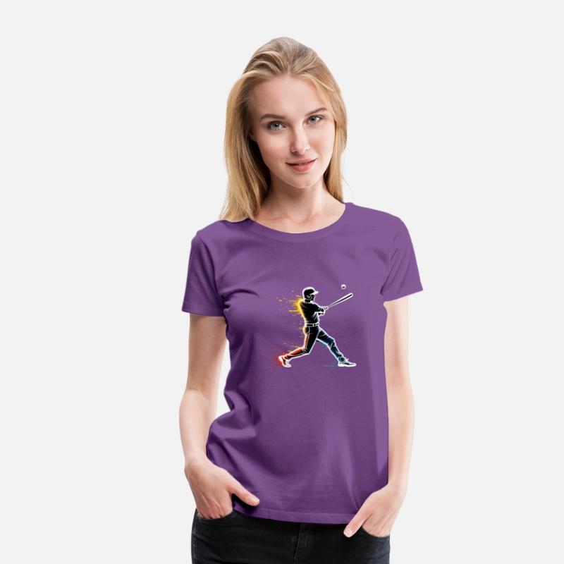 Professional Baseball Player Design for T-Shirt