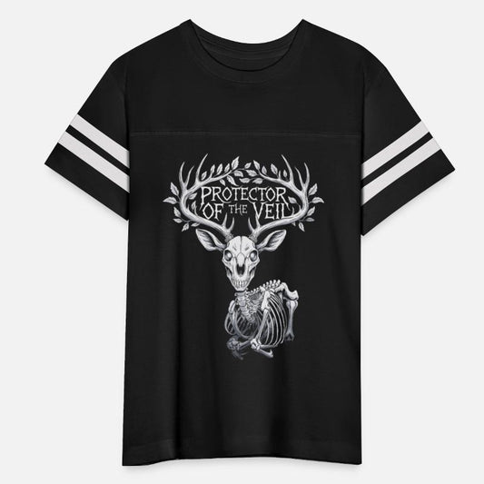 Protector Of The Veil Antlered Skull Art