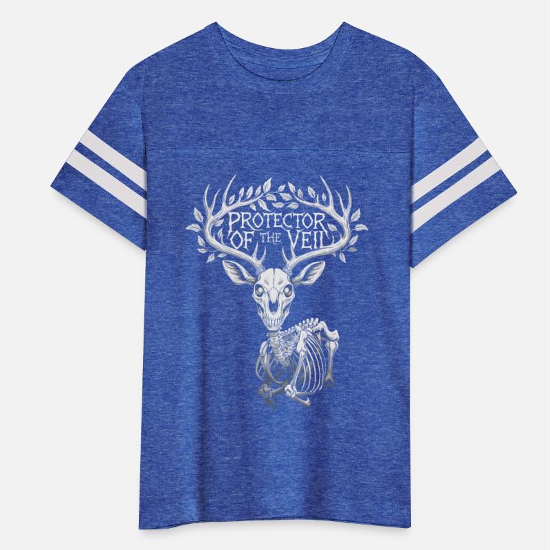 Protector Of The Veil Antlered Skull Art