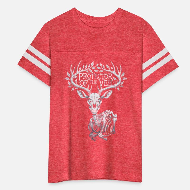 Protector Of The Veil Antlered Skull Art