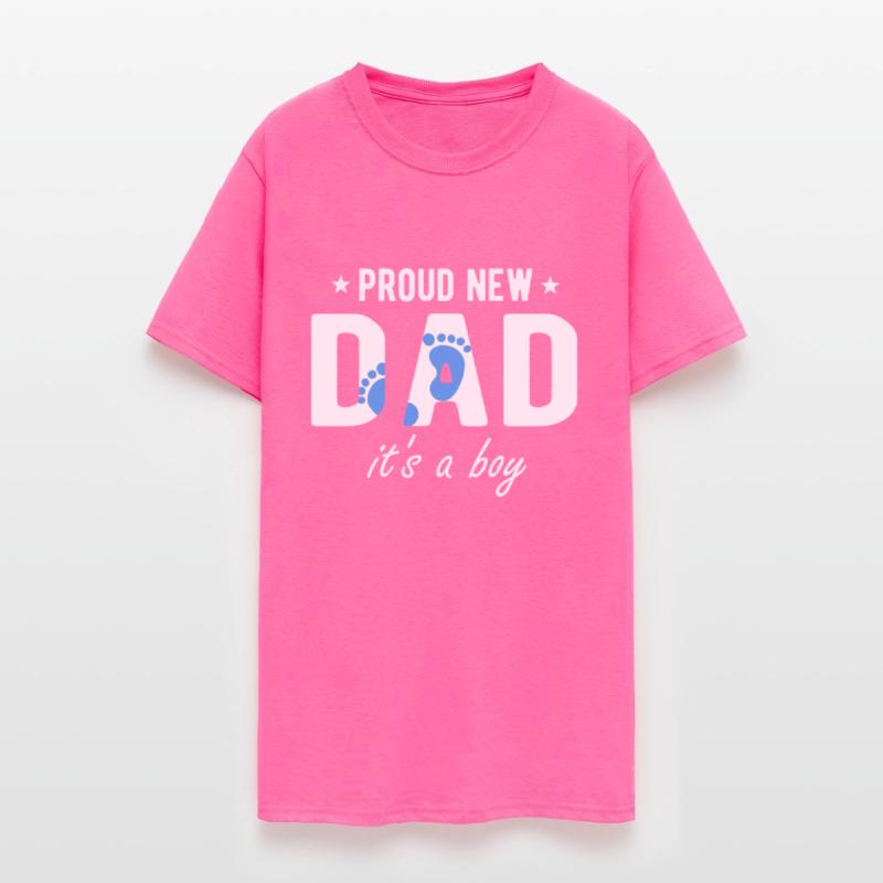 Proud New Dad It s A Boy Shirt Funny New Dad Gift