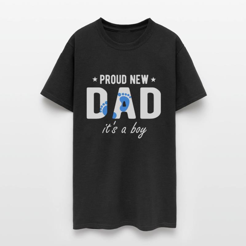 Proud New Dad It s A Boy Shirt Funny New Dad Gift