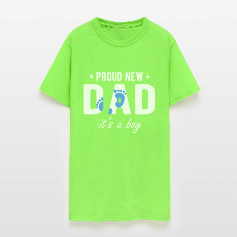 Proud New Dad It s A Boy Shirt Funny New Dad Gift