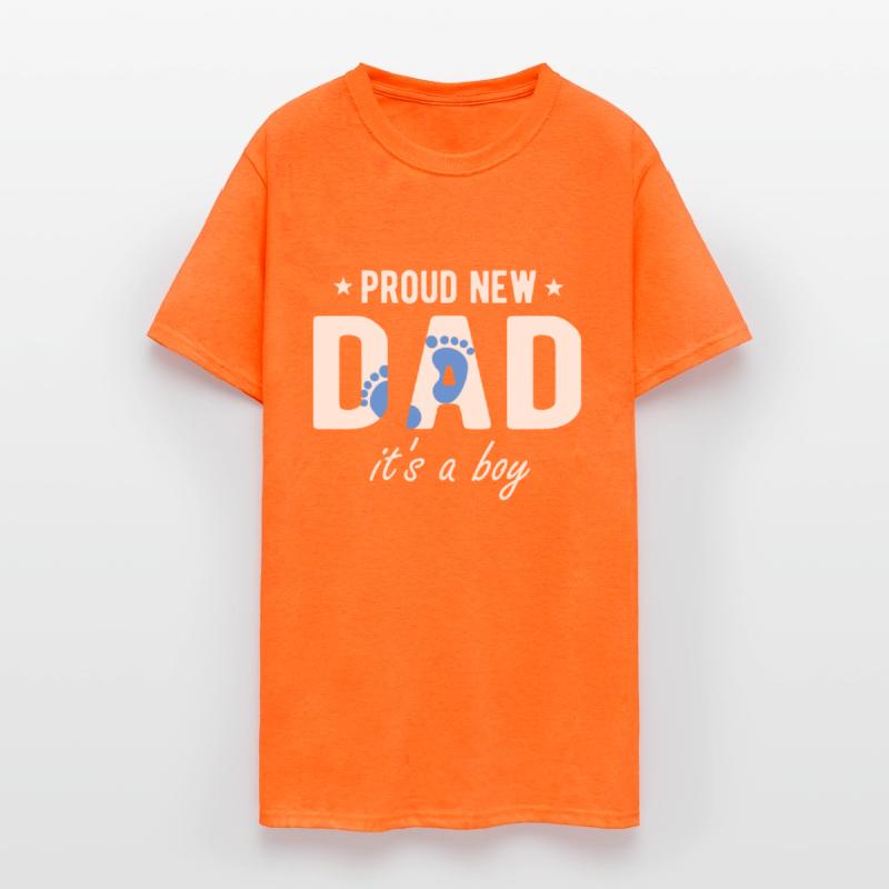 Proud New Dad It s A Boy Shirt Funny New Dad Gift