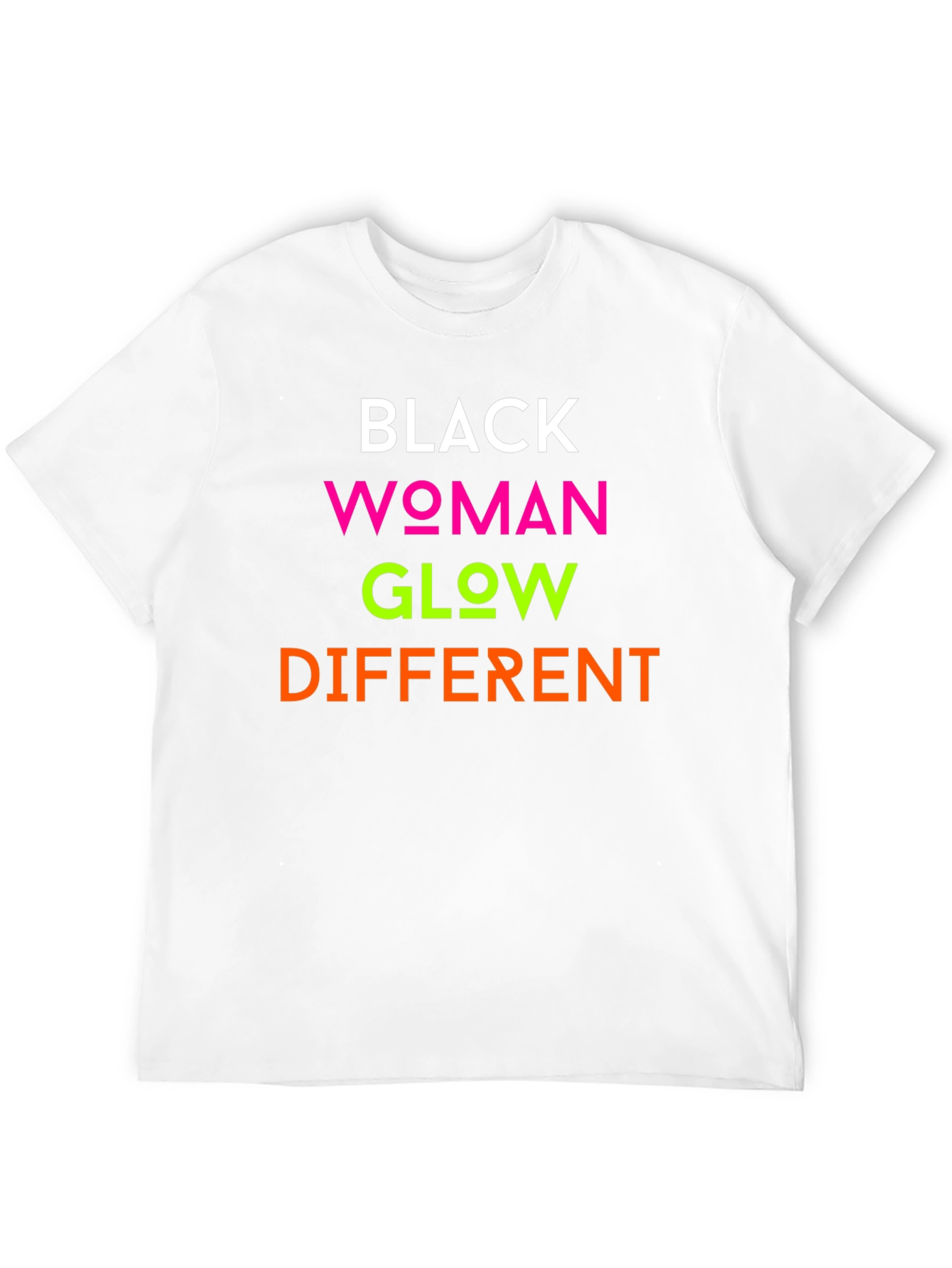 Black Woman Glow Different T-Shirt