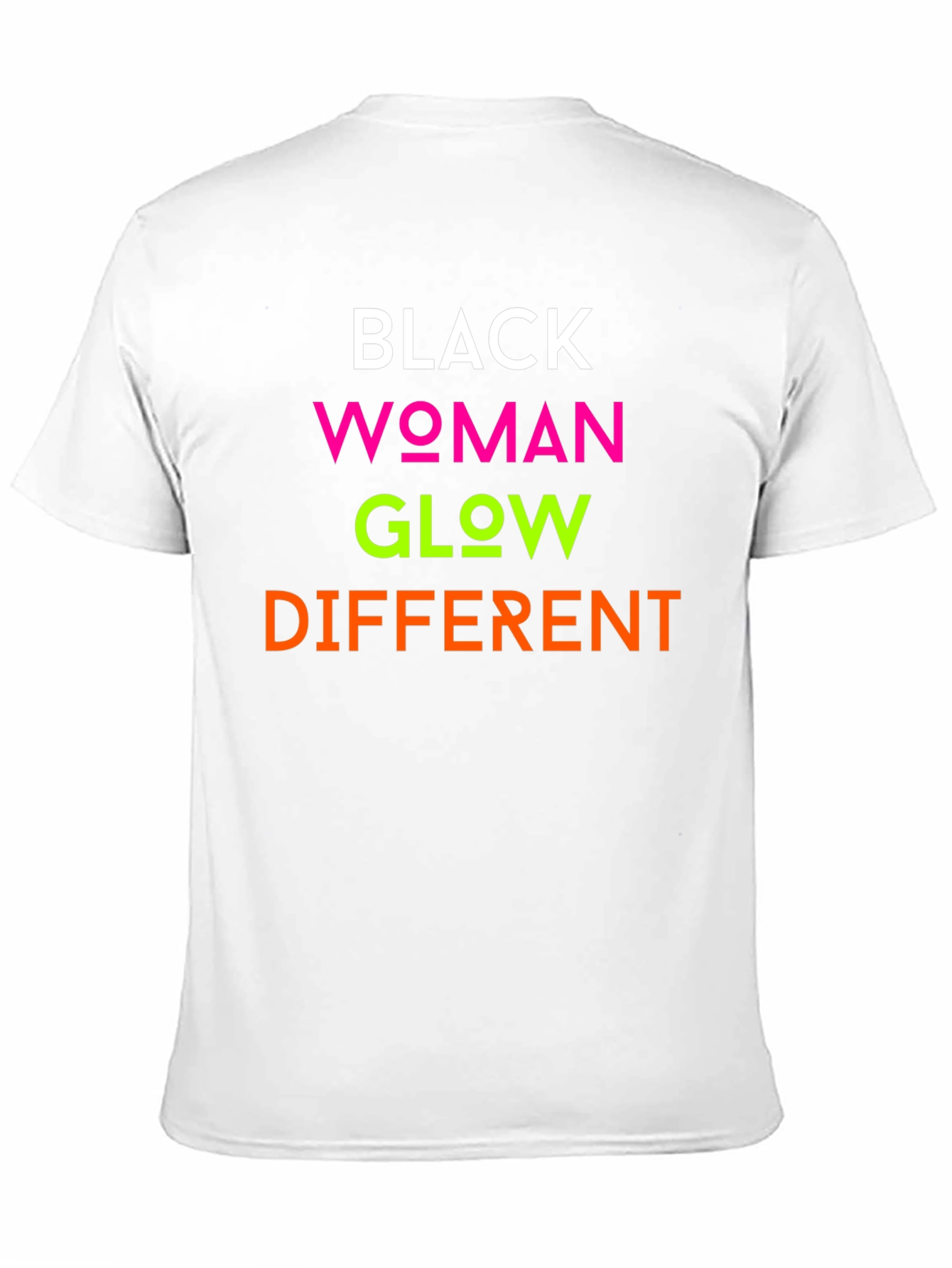 Black Woman Glow Different T-Shirt