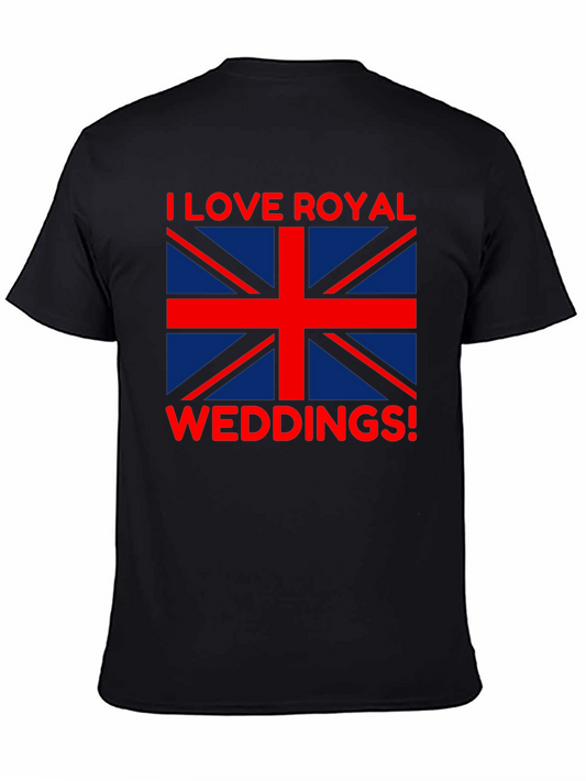 I Love Royal Weddings T-Shirt - Union Jack Flag