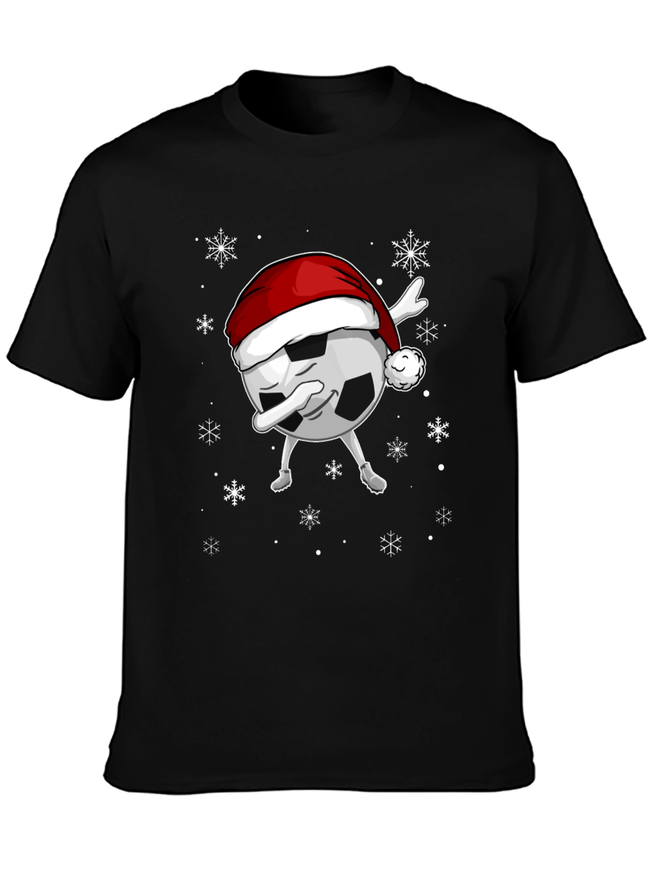 Festive Soccer Christmas T-Shirt
