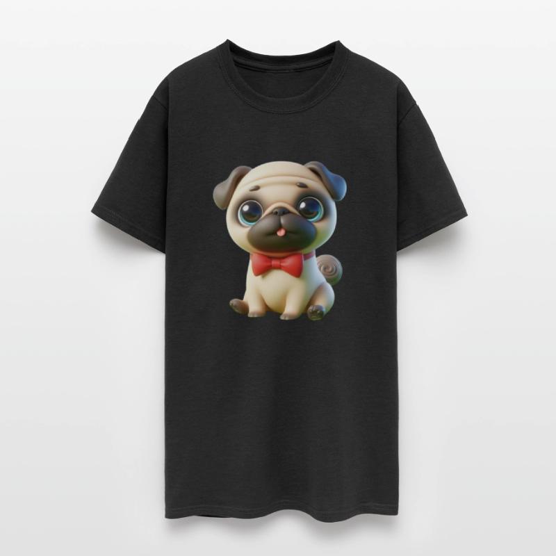 Pug dog in a bow tie