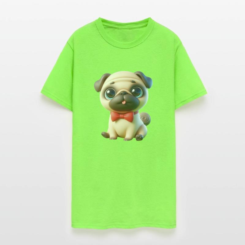 Pug dog in a bow tie