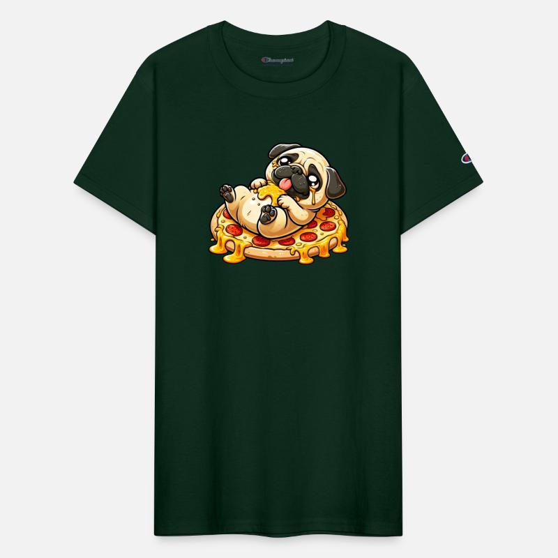 Pug Loves Pizza: Cheese Lover's Design