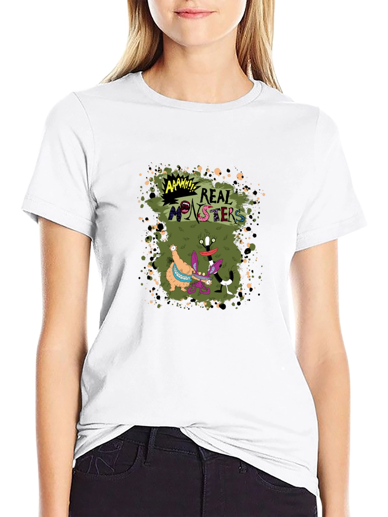 Real Monsters Black T-Shirt
