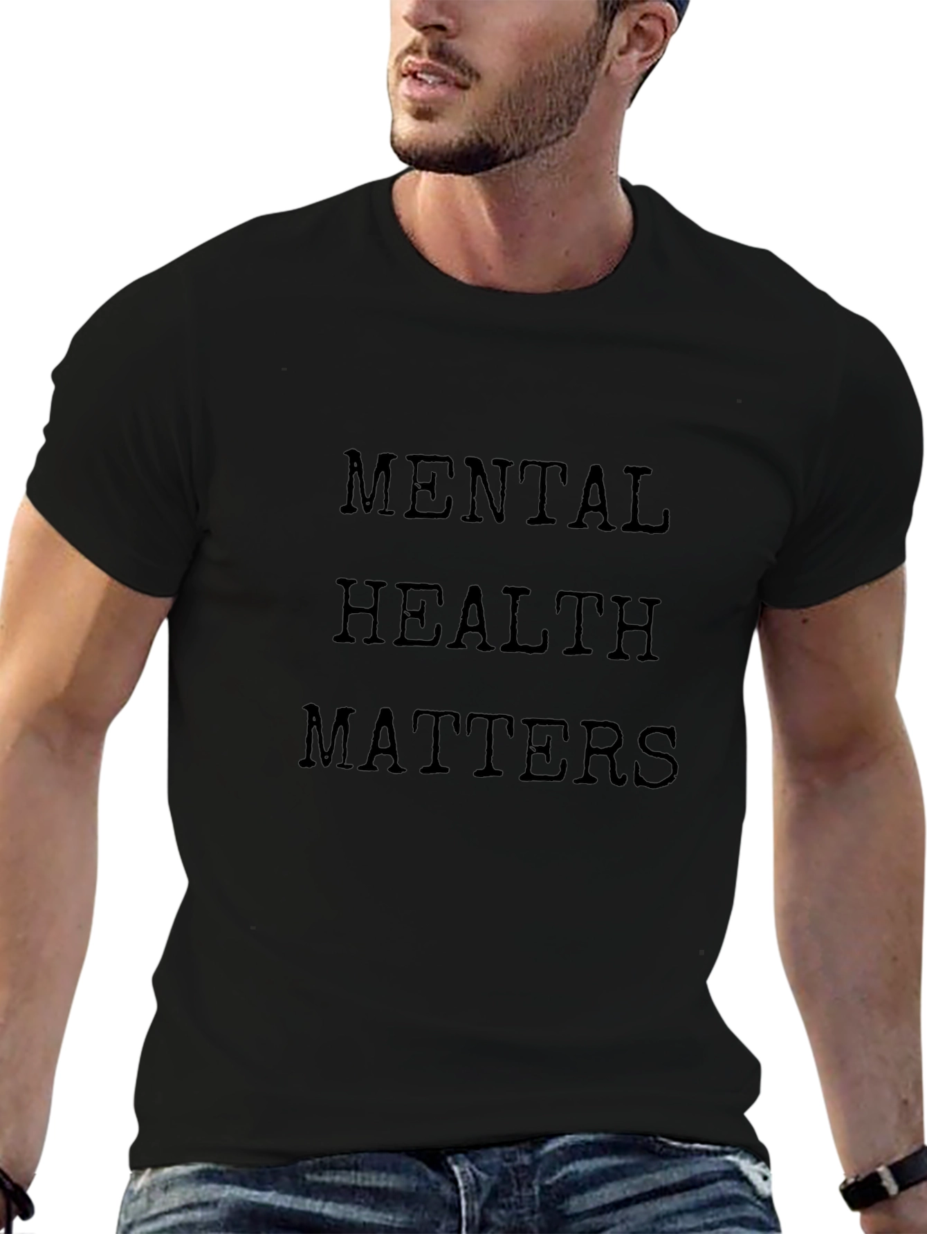 Mental Health Matters Black T-Shirt