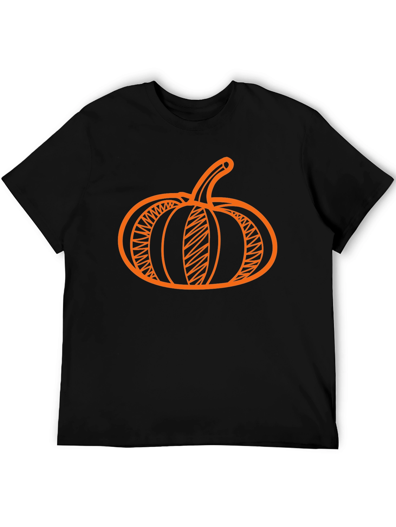 Pumpkin Halloween T-Shirt - Black
