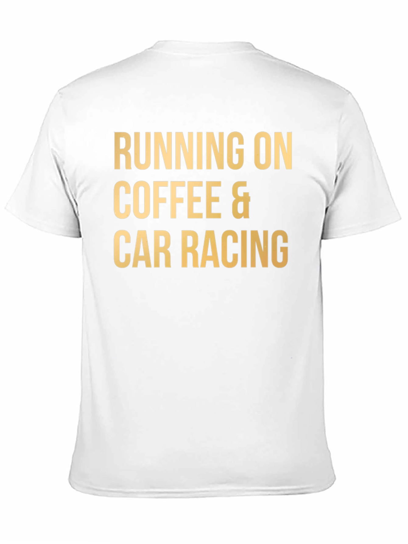 Coffee & Car Racing T-Shirt - Black Tee