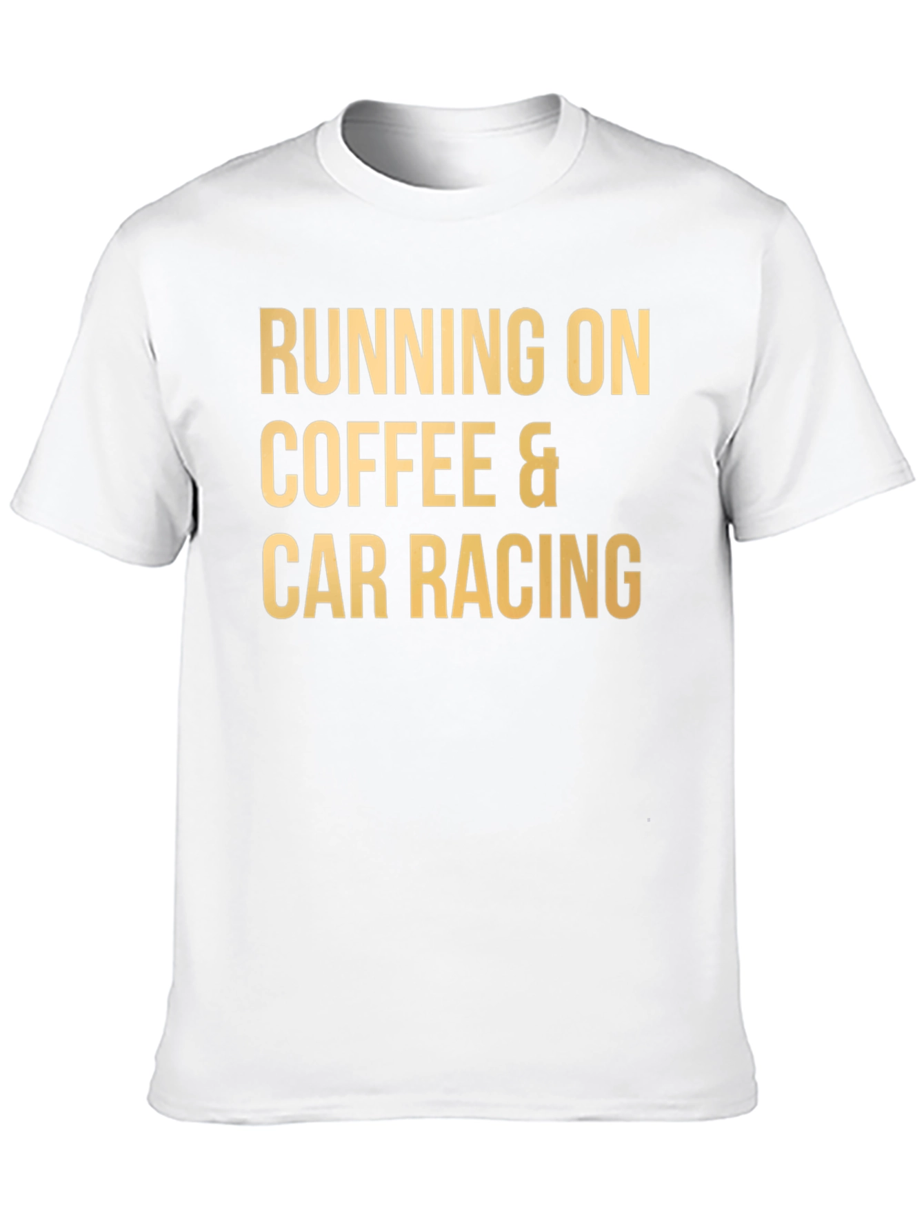 Coffee & Car Racing T-Shirt - Black Tee