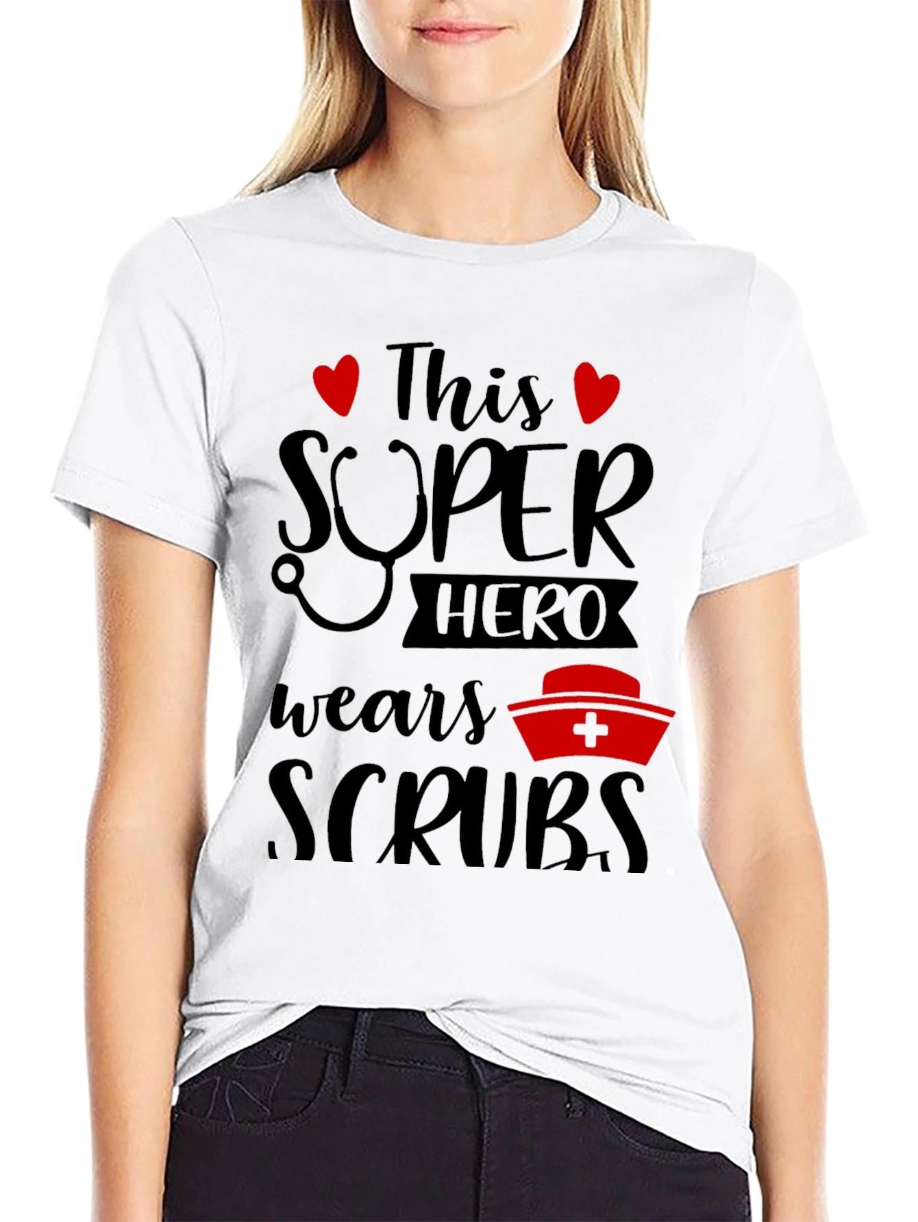 Superhero Scrubs T-Shirt - Nurse Apparel