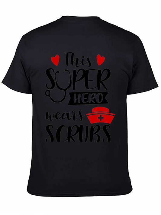 Superhero Scrubs T-Shirt - Nurse Apparel