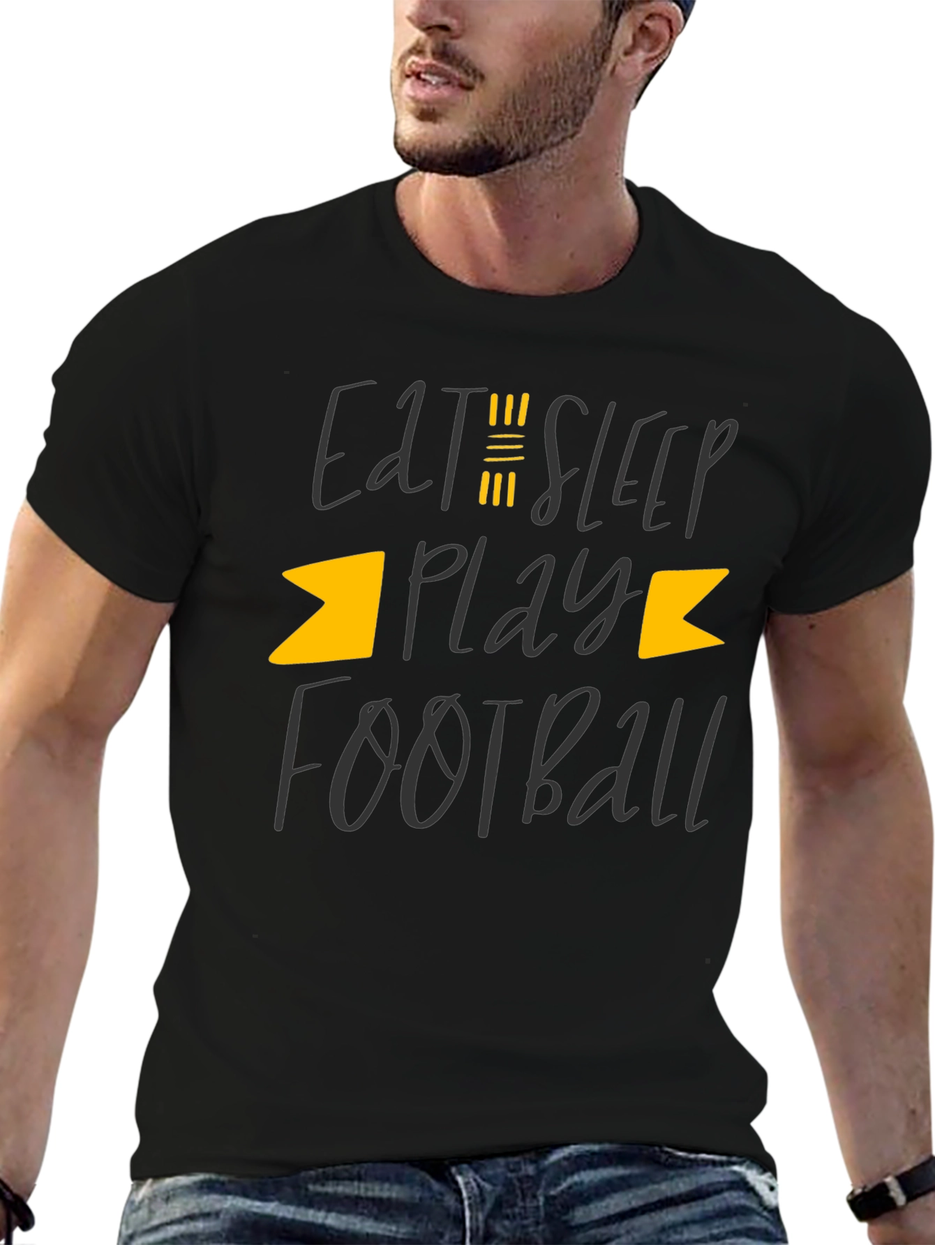 Eat Sleep Play Football T-Shirt